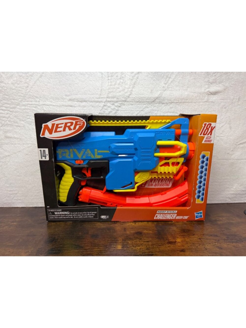 Nerf Rival Challenger MXCIV-1200 Motorized Blaster With 18 Accu-Rounds
